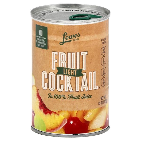 Lowes Foods Light Fruit Cocktail In Juice