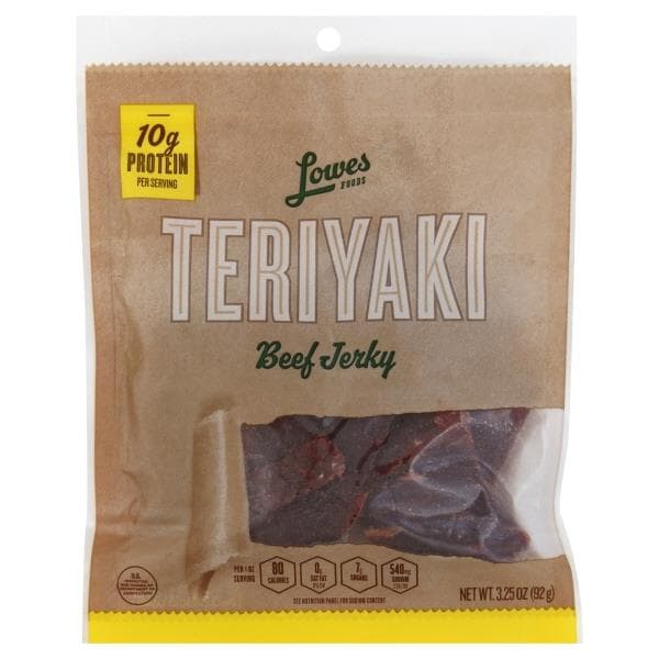 Lowes Foods Teriyaki Beef Jerky