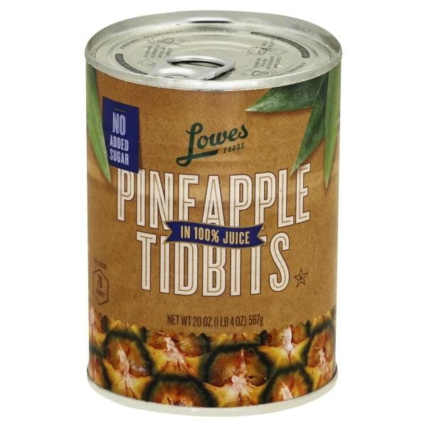 Lowes Foods Pineapple Tidbits In Juice