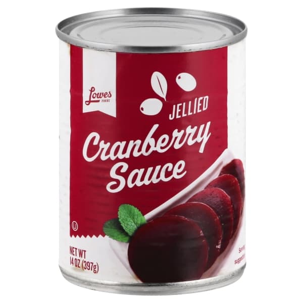 Lowes Foods Cranberry Sauce Jellied