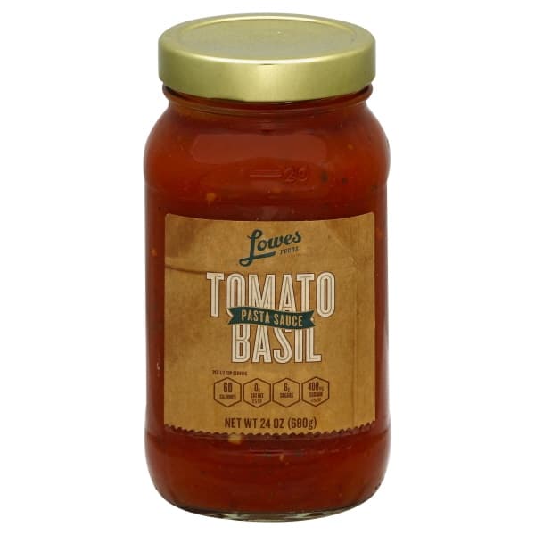 Lowes Foods Pasta Sauce Tomato Basil