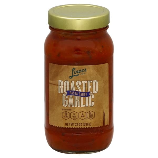 Lowes Foods Pasta Sauce Premium Roasted Garlic