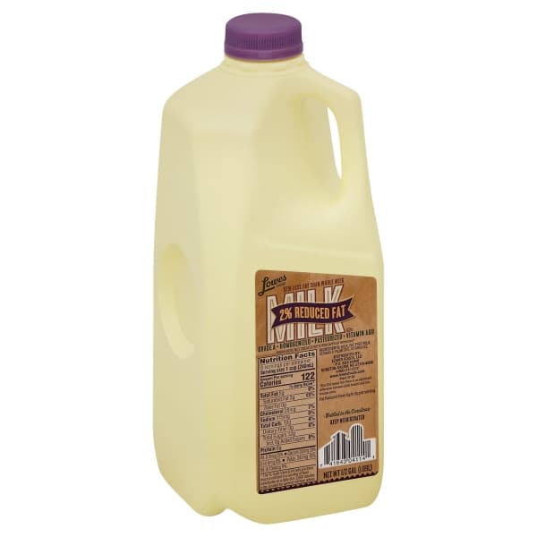 Lowes Foods 2% Reduced Fat Milk