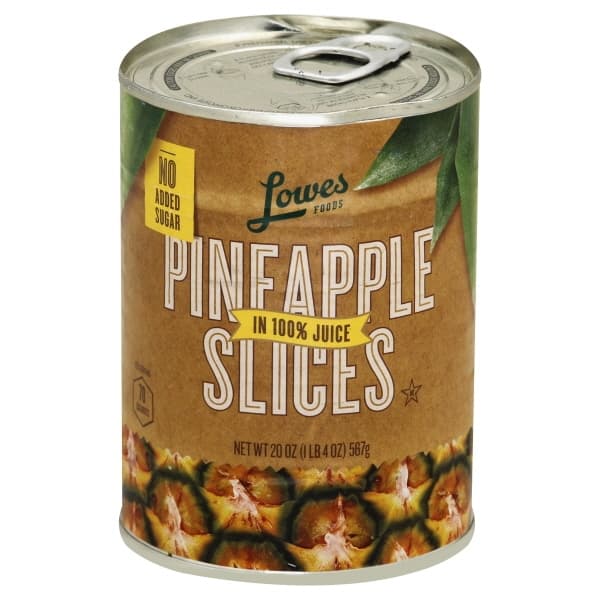 Lowes Foods Pineapple Slices In Juice