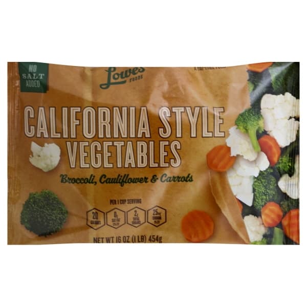 Lowes Foods California Style Vegetables No Salt Added