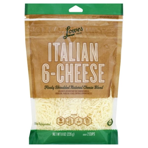 Lowes Foods Fancy Shredded Italian 6 Cheese