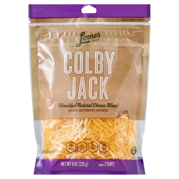 Lowes Foods Shredded Colby Jack Cheese