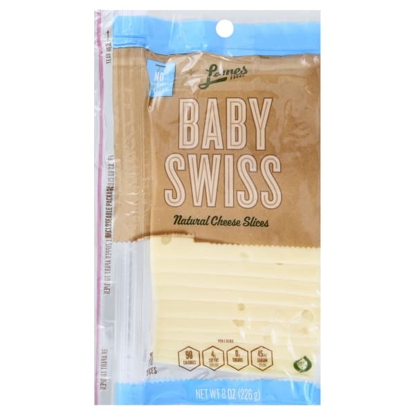 Lowes Foods Cheese Slices Baby Swiss