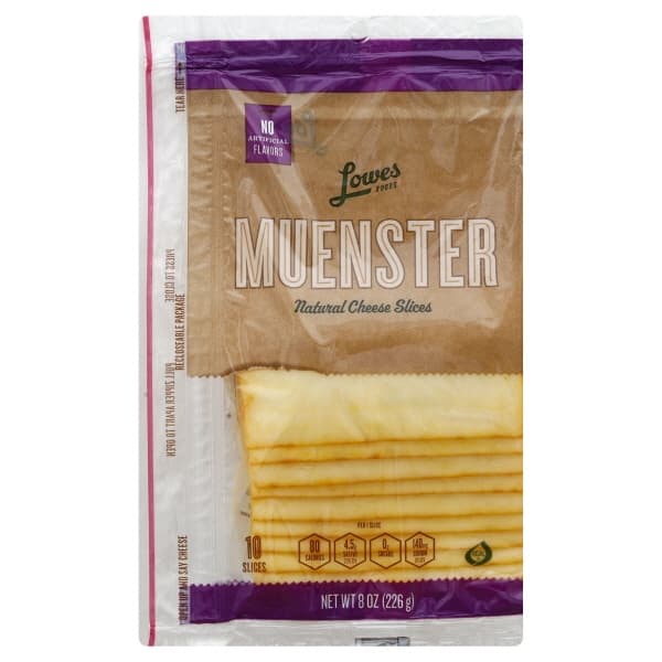 Lowes Foods Natural Muenster Cheese