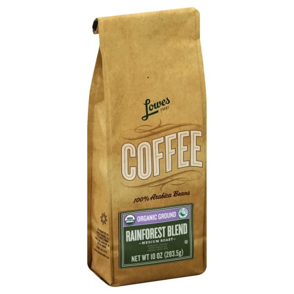 Lowes Foods Organic Rainforest Blend Coffee