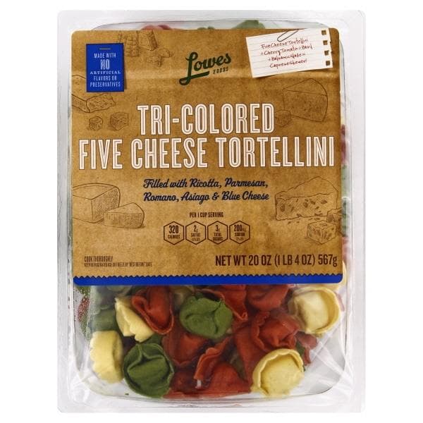 Lowes Foods Tri-Colored Five Cheese Tortellini