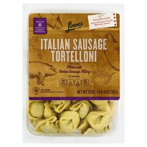 Lowes Foods Tortelloni Italian Sausage
