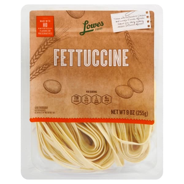 Lowes Foods Fettuccine Pasta