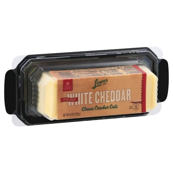 Lowes Foods Extra Sharp White Cheddar Cheese Cracker Cuts