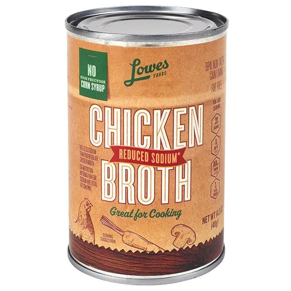 Lowes Foods Reduced Sodium Chicken Broth