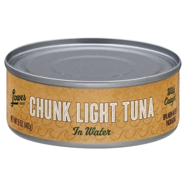 Lowes Foods Wild Caught Chunk Light Tuna In Water