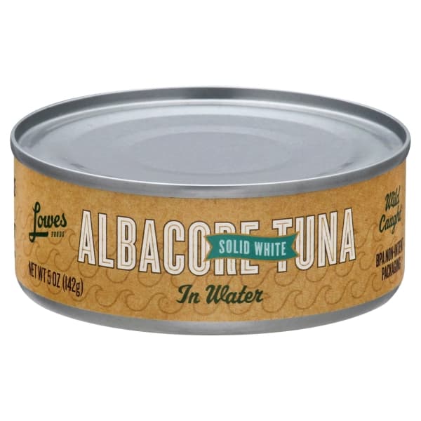 Lowes Foods Wild Caught Solid White Albacore Tuna In Water