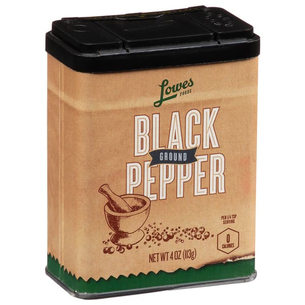 Lowes Foods Ground Black Pepper
