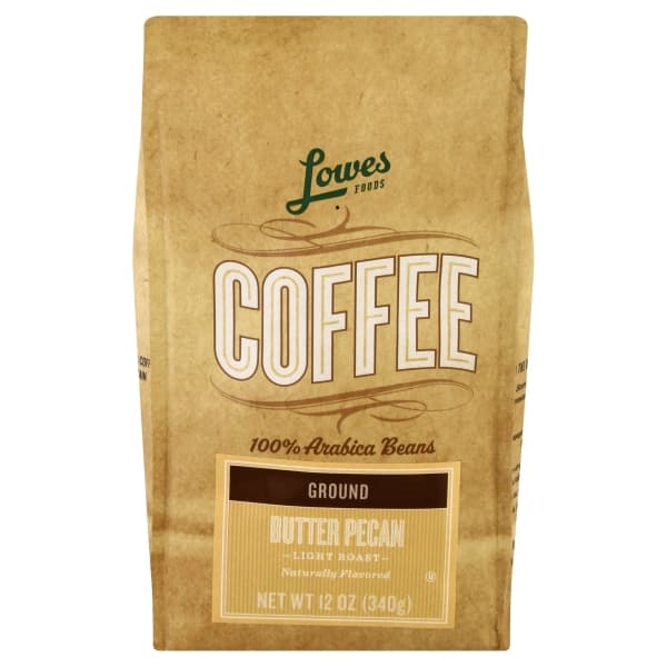 Lowes Foods Ground Butter Pecan Light Roast Coffee