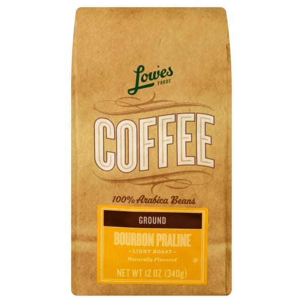 Lowes Foods Ground Bourbon Praline Light Roast Coffee