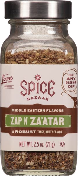 Spice Bazaar Middle Eastern Flavors Zap N' Za'Atar Seasoning