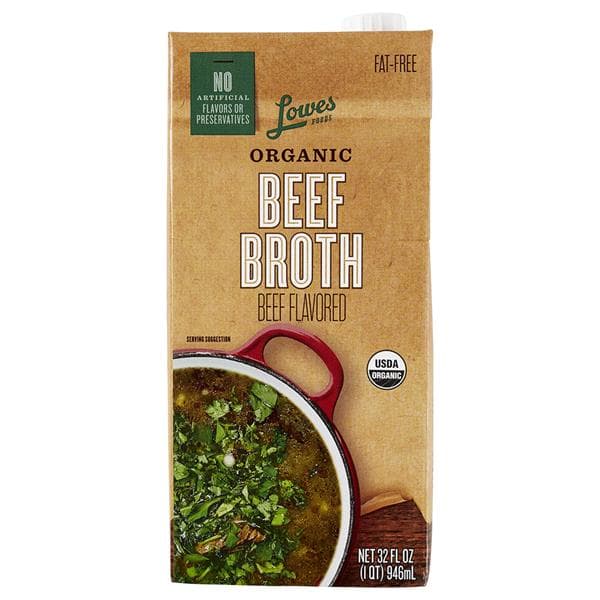 Lowes Foods Organic Beef Broth