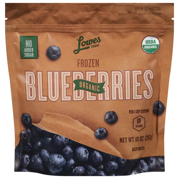 Lowes Foods  Organic Blueberries