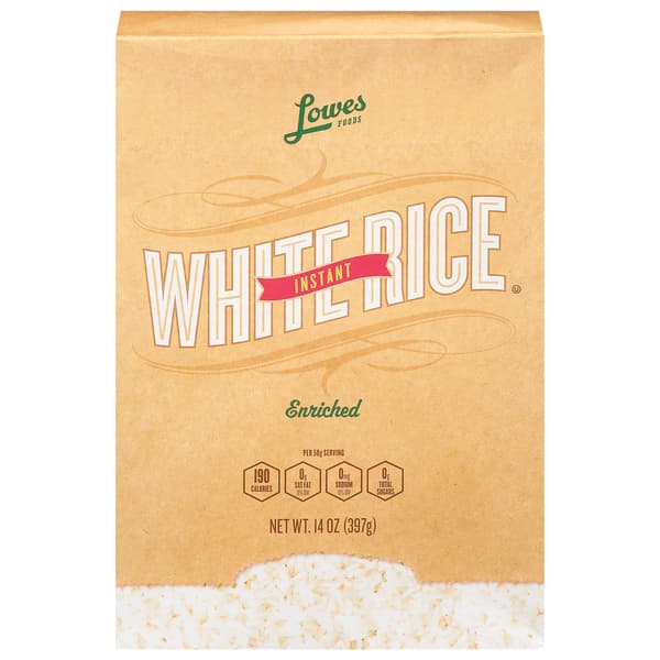 Lowes Foods Instant White Rice