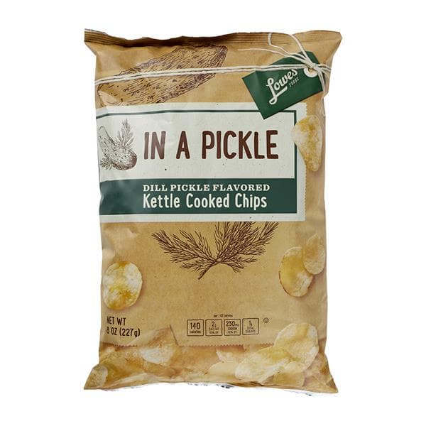 Lowes Foods In A Pickle Dill Pickle Kettle Cooked Chips