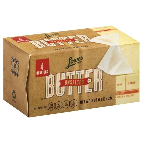 Lowes Foods Unsalted Butter