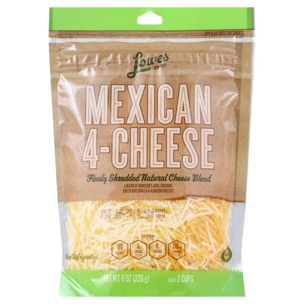 Lowes Foods Fancy Shredded Mexican 4 Cheese