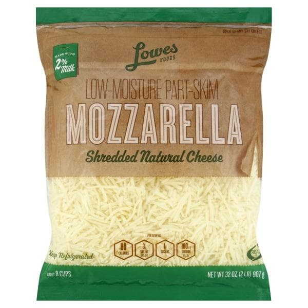 Lowes Foods Shredded Mozzarella Cheese