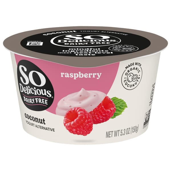 So Delicious Cultured Coconut Milk Raspberry