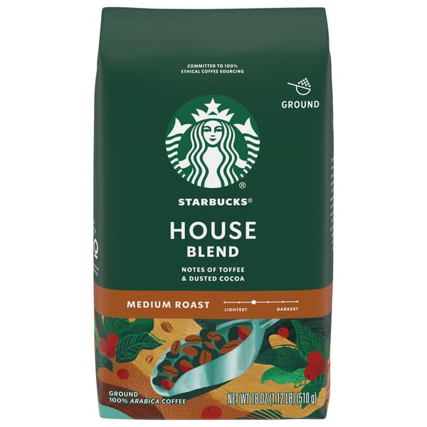 Starbucks, House Blend Medium Roast Ground Coffee