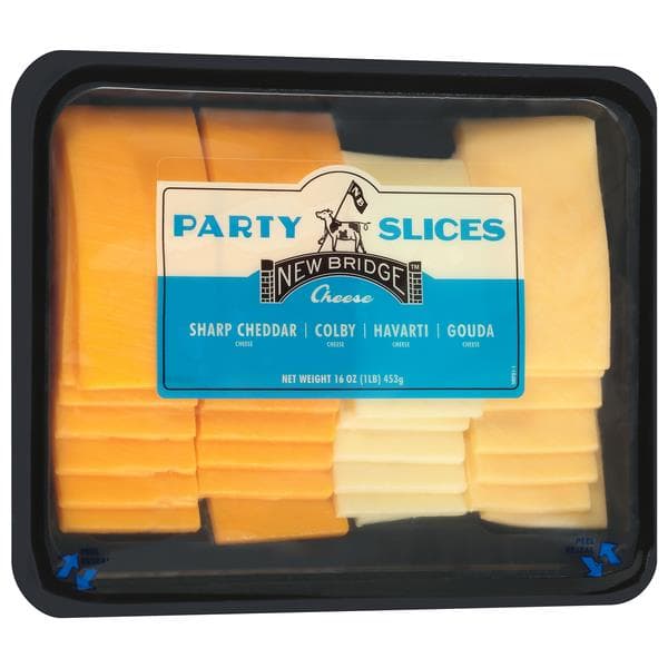 New Bridge Party Slices Cheese Tray