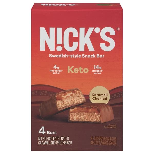 N!Ck'S Keto Snack Bars Karamell Chokald