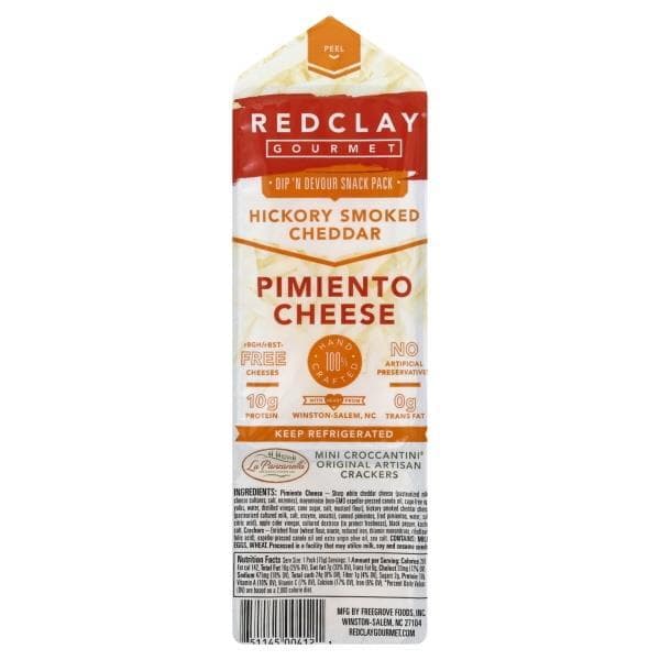 Red Clay Hickory Smoked Pimento Cheese Snack