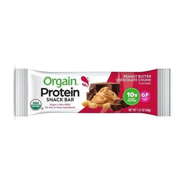 Orgain Protein Peanut Butter Chocolate Chunk Bar