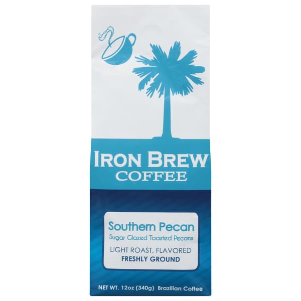 Iron Brew Coffee Southern Pecan Light Flavored