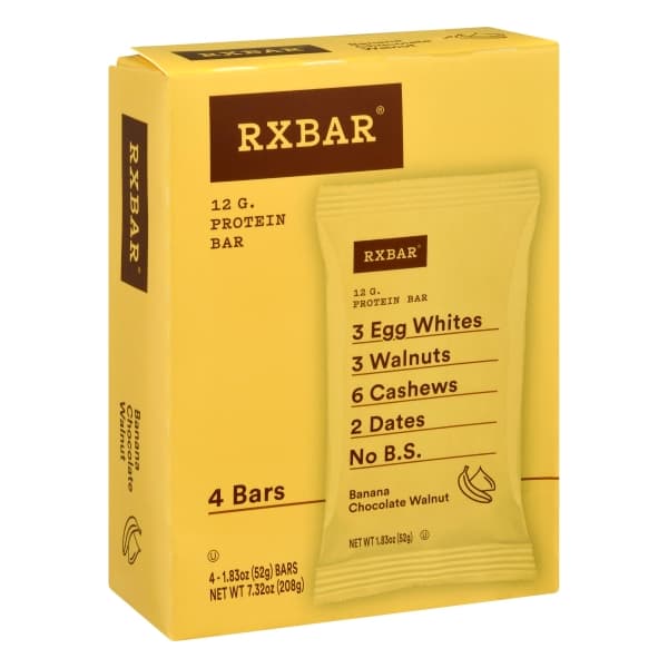 Rxbar Banana Chocolate Walnut Protein Bars