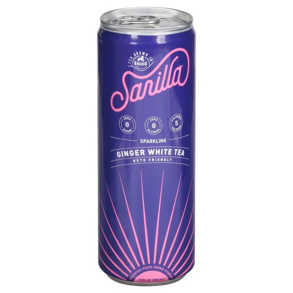 Silverback Pure Platinum Carbonated White Tea With Ginger