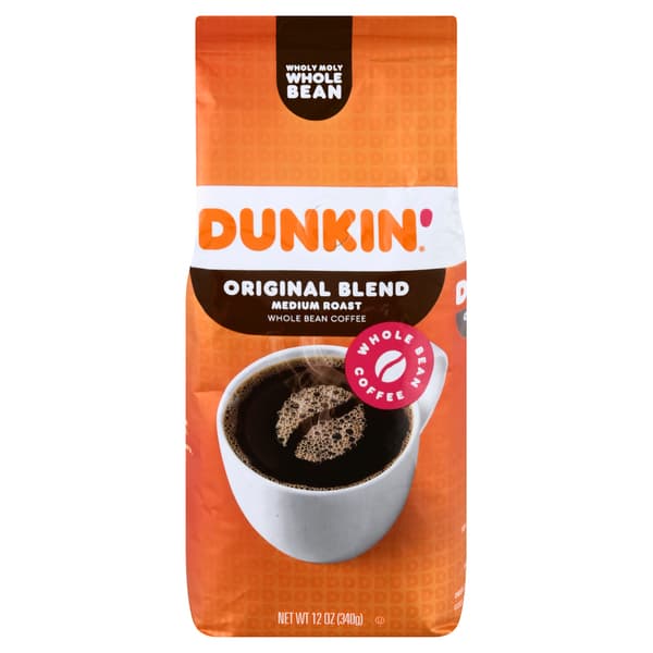 Dunkin Donuts Coffee Whole Bean Original Blend