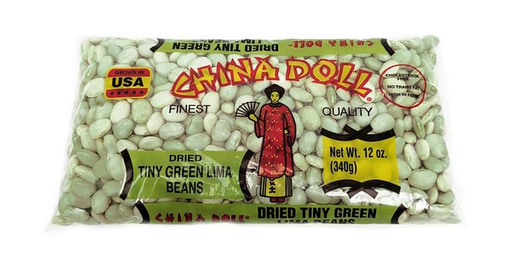 China Doll Dried Tiny Green Lima Beans