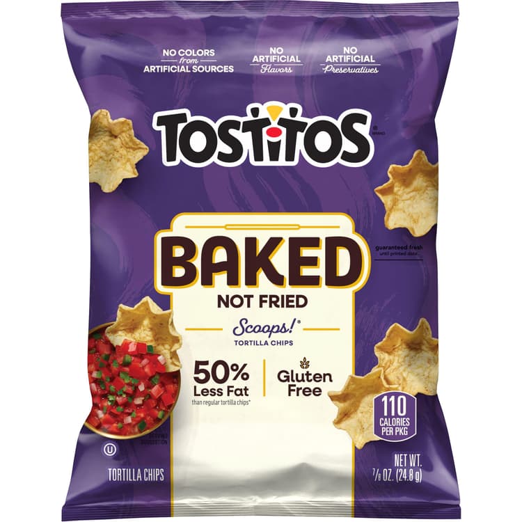 Tostitos Baked 50% Less Fat Scoops Tortilla Chips