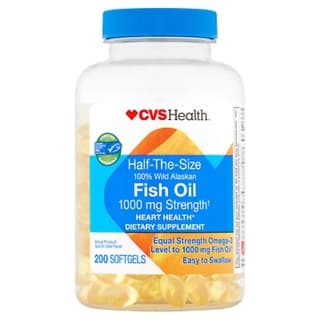 Cvs Health 100% Wild Alaskan Fish Oil Strength Dietary Supplement 200 Softgels
