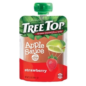 Treetop Apple Sauce Strawberry
