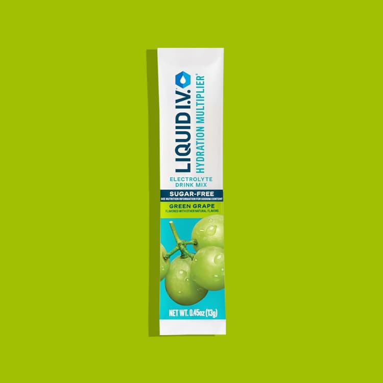 Liquid I.V. Green Grape Hydration Multiplier Sugar-Free Electrolyte Drink Mix
