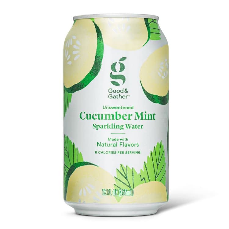 Good & Gather Unsweetened Cucumber Mint Sparkling Water