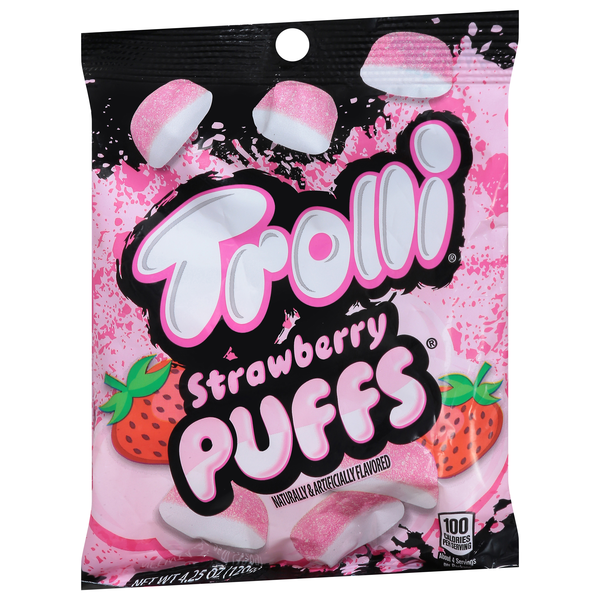 Is it Vegetarian? Trolli Strawberry Puffs Gummi Candy