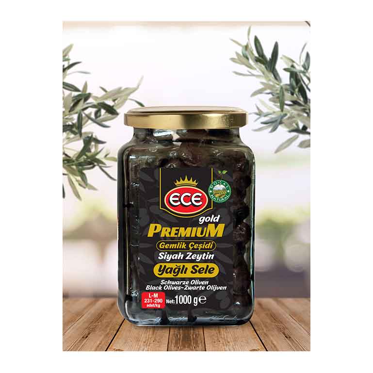 Ece Gold Premium Black Olives